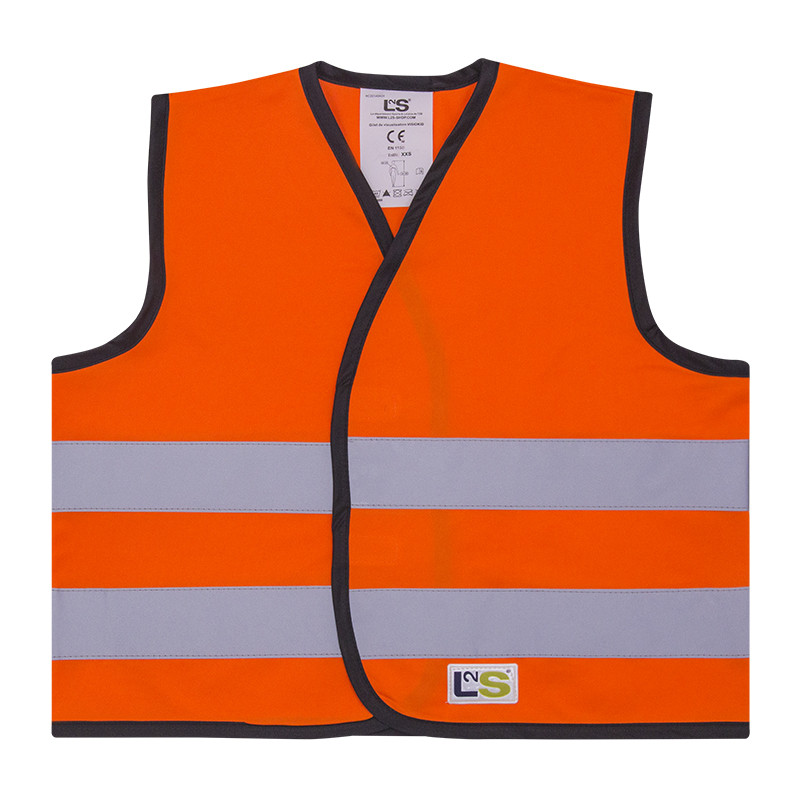 L2S Visiokid Unisex Childs High Visibility Safety Vest 